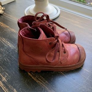 Palladium toddler leather shoes